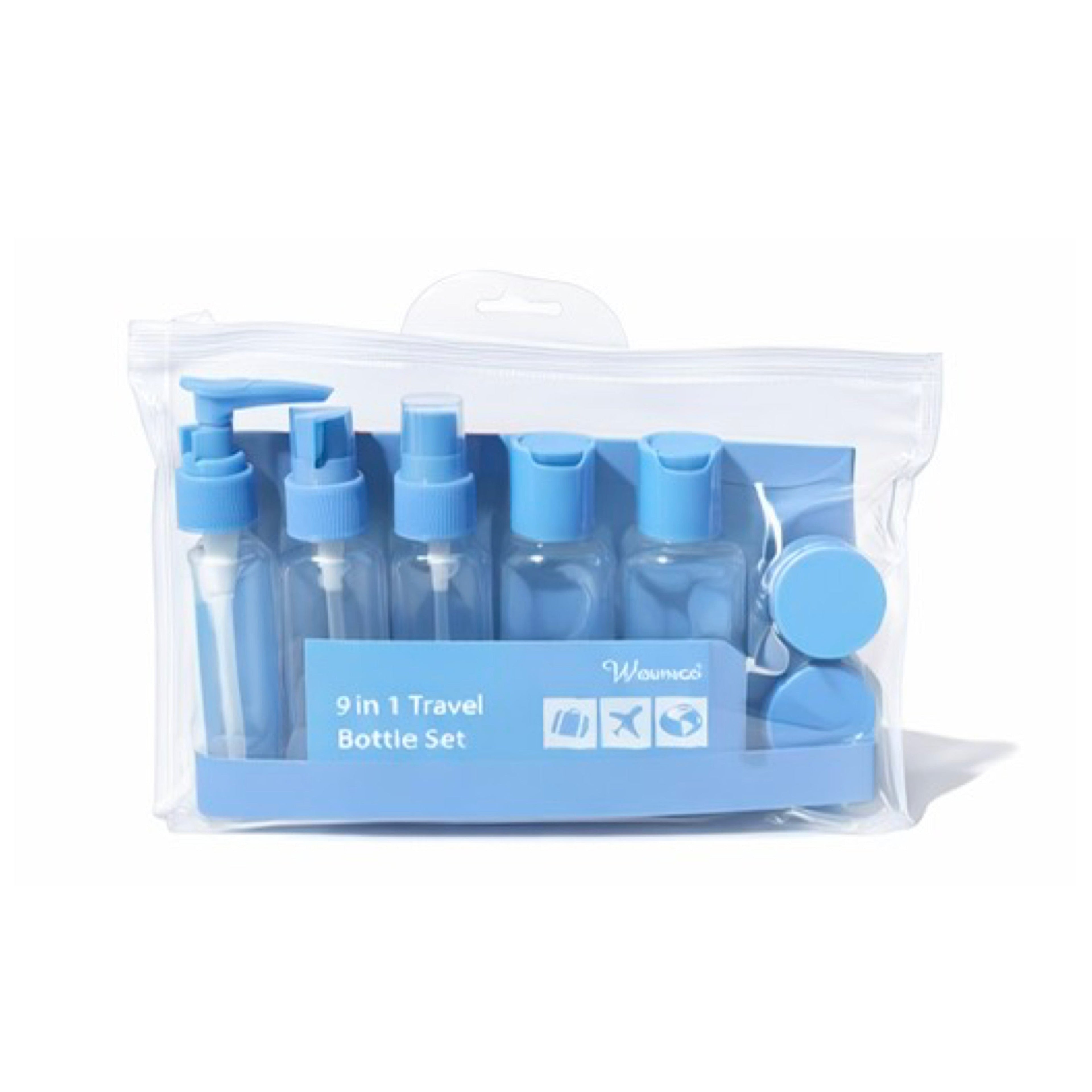 Kit de Viaje Rellenable 9 en 1