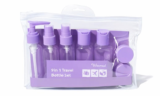 Kit de Viaje Rellenable 9 en 1