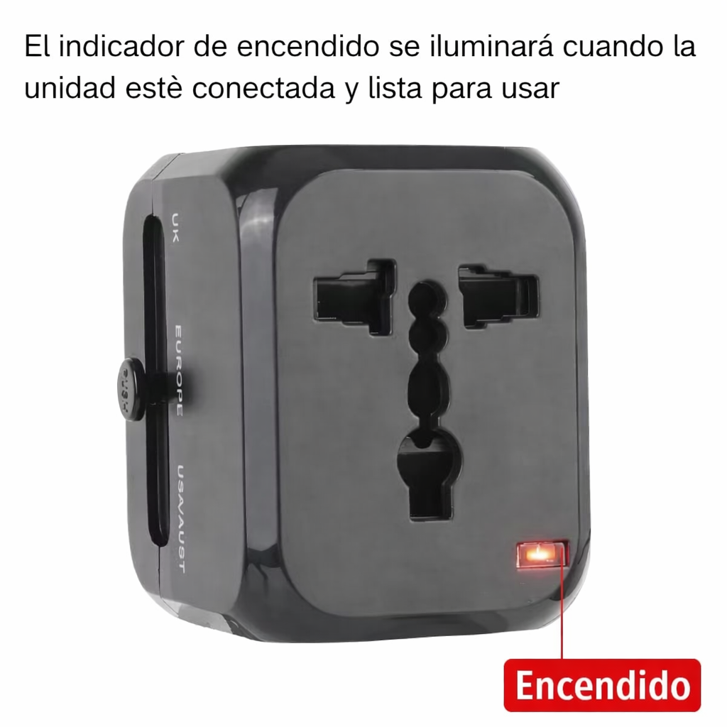 Adaptador de cargador de viaje